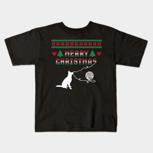 German Shepherd Stitch Christmas Design Kids T-Shirt